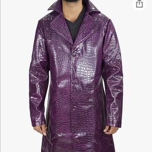 Purple crocodile Joker Costume Jacket L